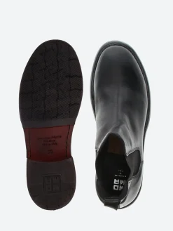 Moma - 1CW062 Chelsea Boot in Nero Cusna