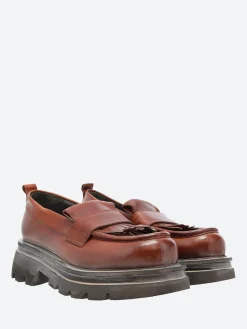 MOMA - 76401E Kiltie Loafer in Copper Cusna
