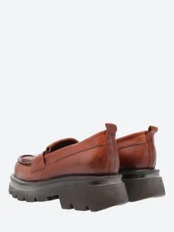 MOMA - 76401E Kiltie Loafer in Copper Cusna