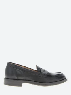 Moma - 44578G Office Penny Loafer in Nero