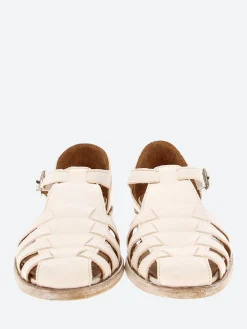 Moma - 1GS326 Fisherman Sandal in Bianco Cusna