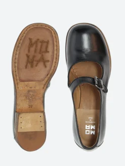 Moma - 45403L Mary-Jane in Nero Cristallo