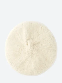 Myssy - Hanki Beret in Natural White