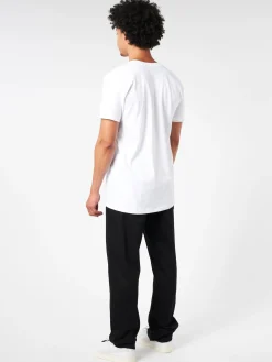 Naked & Famous - Circular Knit T-Shirt in White