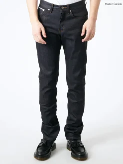 Naked & Famous - Nightshade Stretch Selvedge Weird Guy in Deep Indigo