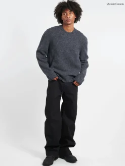 Naked & Famous - Strong Guy in Solid Black Selvedge