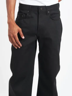 Naked & Famous - Strong Guy in Solid Black Selvedge