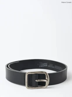 Naked & Famous - Thick Belt in Black