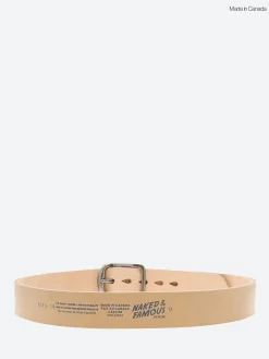 Naked & Famous - Thick Belt in Tan
