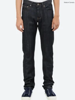 Naked & Famous - Weird Guy Cashmere Stretch Blend Denim in Indigo
