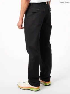 Naked and Famous - Work Pant in Black