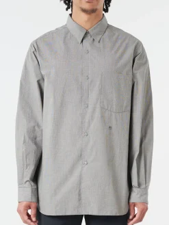 Nanamica - Regular Collar Wind Shirt in Gray