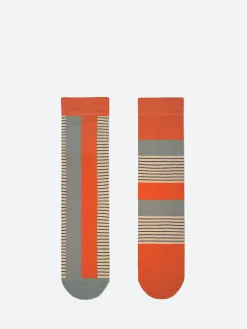 2nd PALETTE - Orange Border Sock