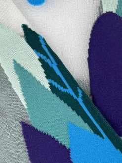 2nd PALETTE - Teal Garden Sock in Blue