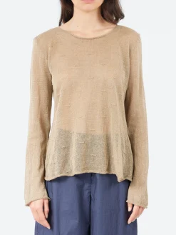 Neirami - Boatneck Sweater in Beige