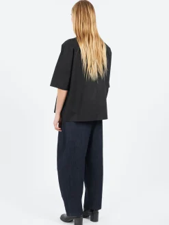 Neirami - Box Blouse in Nero