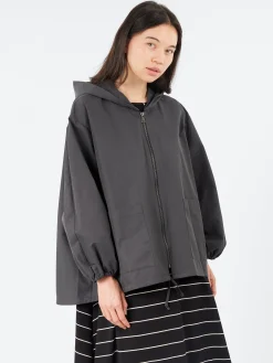 Neirami - C115 Hooded Jacket in Carbone