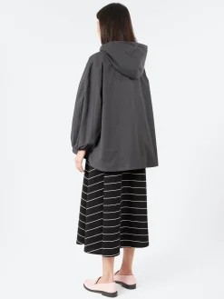 Neirami - C115 Hooded Jacket in Carbone