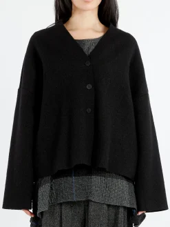 Neirami - C001 Short Jacket in Nero