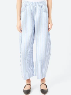 Neirami - Elastic Pleat Trousers in Riga Sky