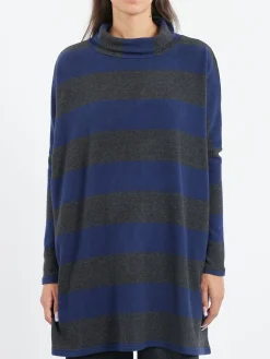 Neirami - High Neck Shirt in Carbone