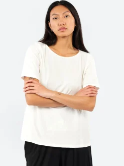 Neirami - Jersey A-Line Shirt in Rice