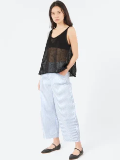 Neirami - Knit Tank Top in Nero