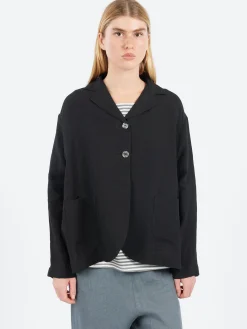 Neirami - Lapels Jacket in Nero