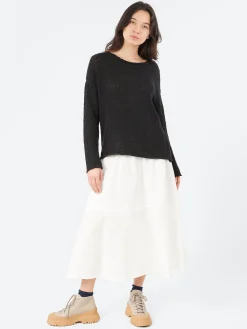 Neirami - Maxi Sweater in Nero
