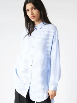 Neirami - Over Shirt in Riga Azzura