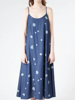 Neirami - Tank Top Long Dress in Pois Cor