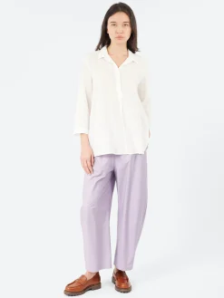 Neirami - V-Neck Blouse in Rice