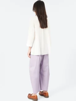 Neirami - V-Neck Blouse in Rice