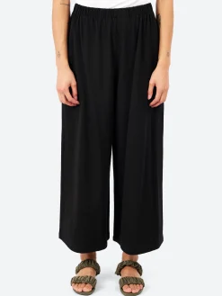 Neirami - Wide Jersey Trousers in Nero