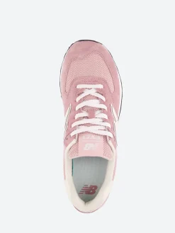 New Balance - 574 in Pink with White
