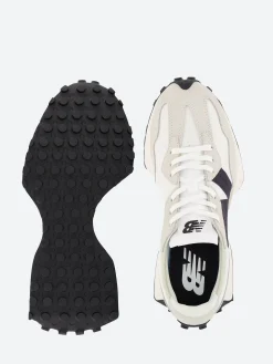 New Balance - 327 in Sea Salt White with Black