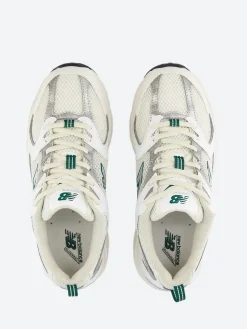 New Balance - 530 in White and Green