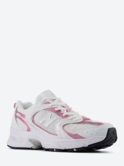 New Balance - 530 in White with Pink