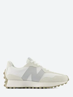 New Balance - 327 in White with Grey