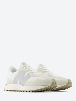 New Balance - 327 in White with Grey