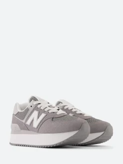New Balance - 574 Plus in Shadow Grey with Rain Cloud and White