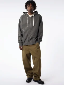 Nigel Cabourn - Army Gym Hoodie in Black