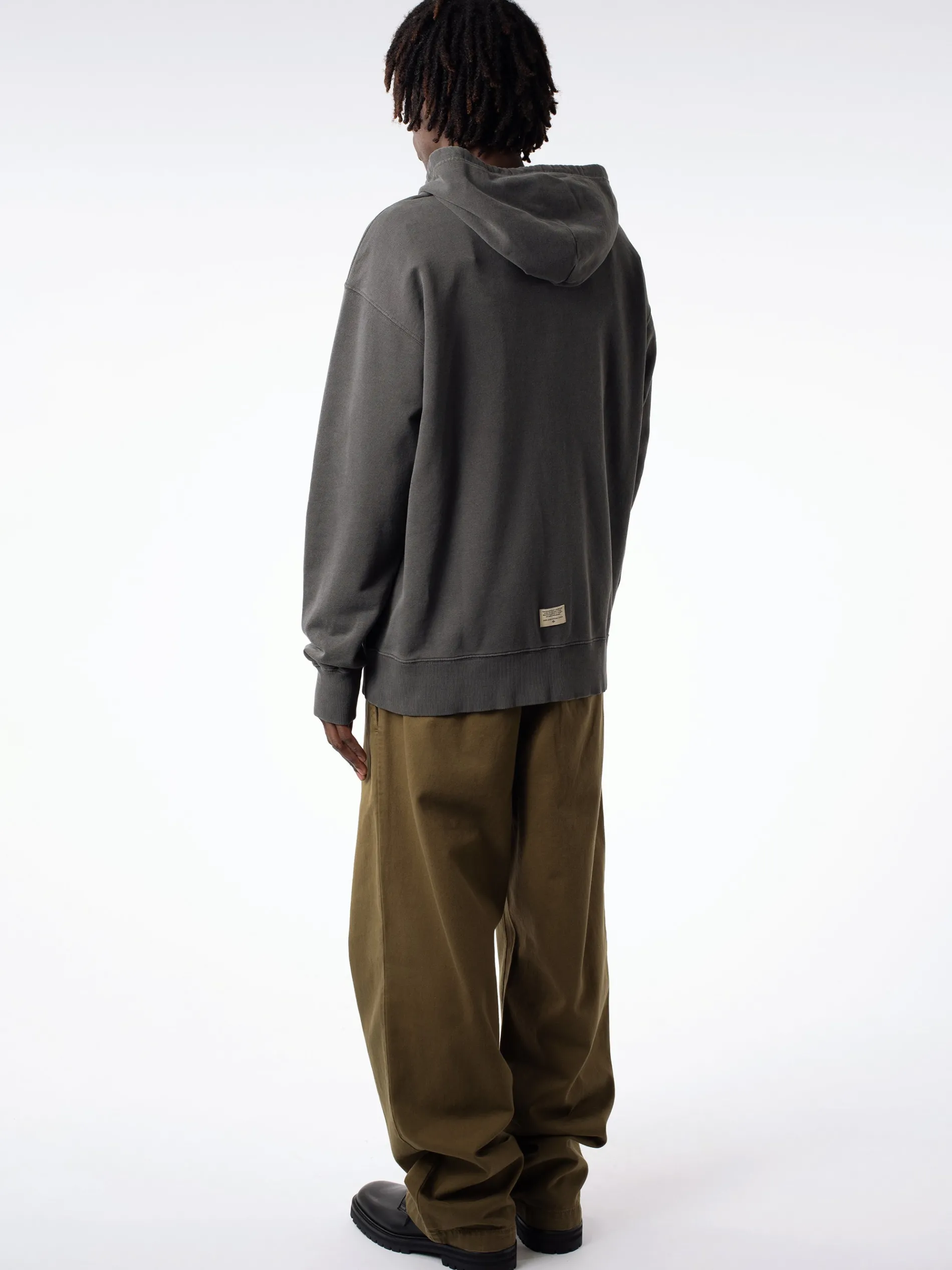 Nigel Cabourn - Army Gym Hoodie in Black