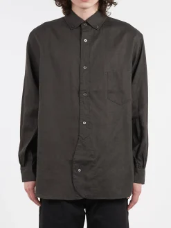 Nigel Cabourn - British Officers Shirt in Charcoal