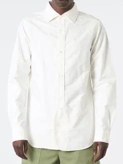 Nigel Cabourn - British Officers Shirt in White