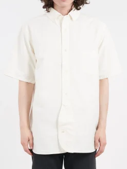 Nigel Cabourn - British Officers S/S Shirt in White