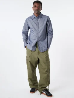 Nigel Cabourn - British Officers Shirt in Navy