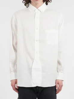 Nigel Cabourn - British Officers Shirt in White