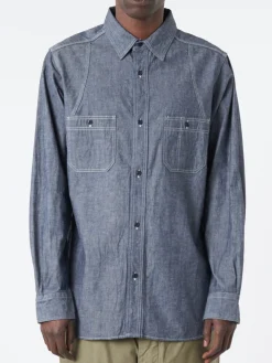 Nigel Cabourn - New Medical Shirt in Indigo