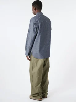 Nigel Cabourn - New Medical Shirt in Indigo